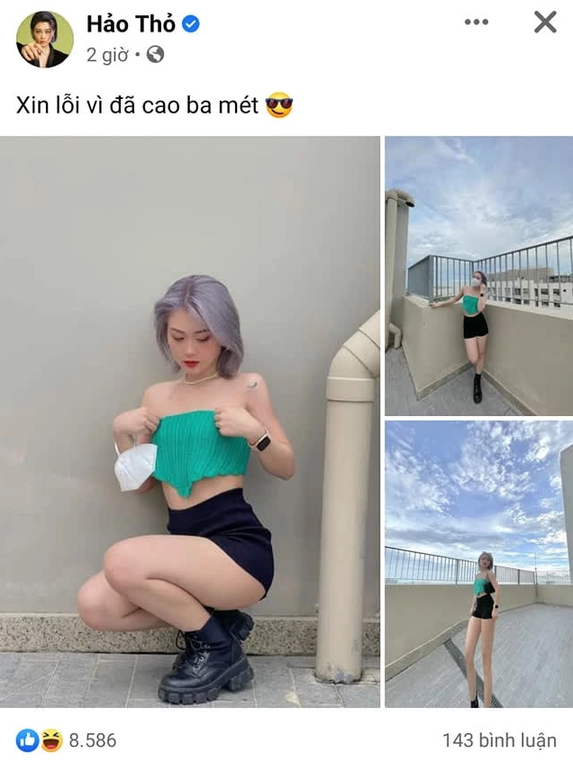 Ảnh Hảo Thỏ streamer chân dài ấn tượng