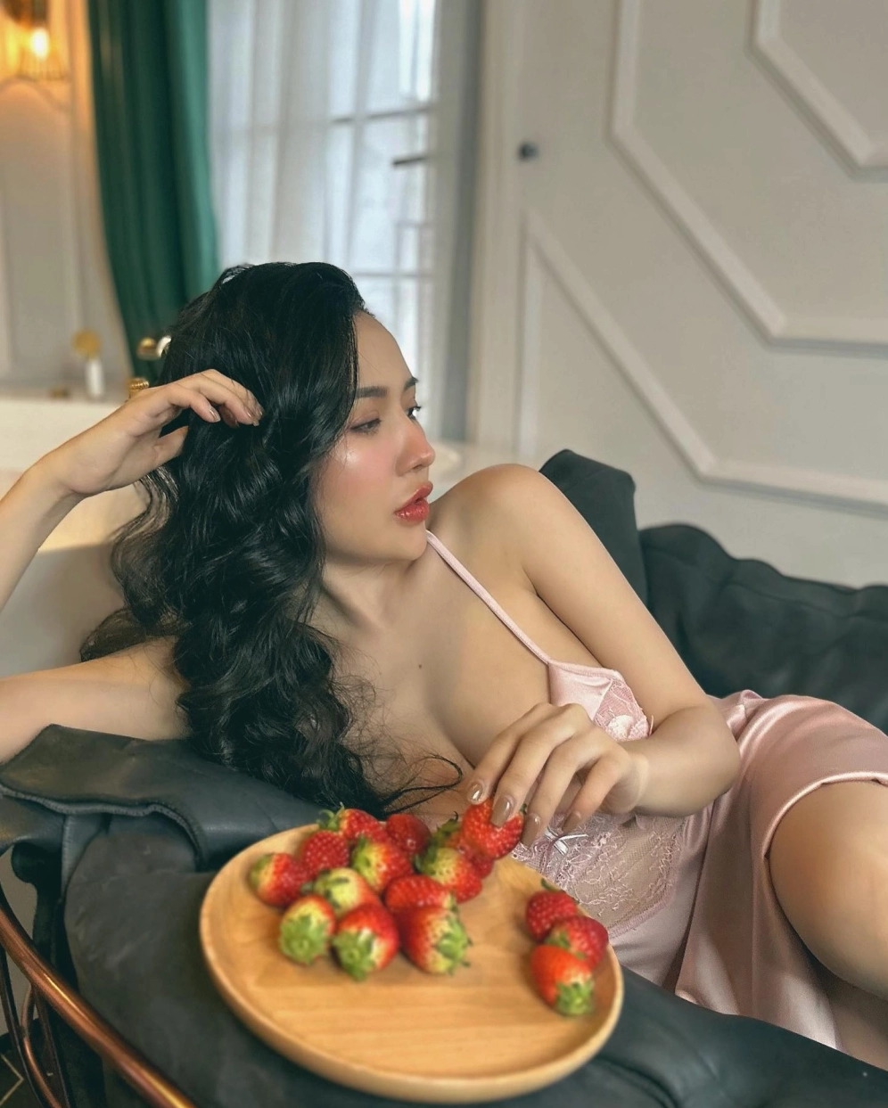 Biểu cảm Viên Vibi Live Bigo cuốn hút