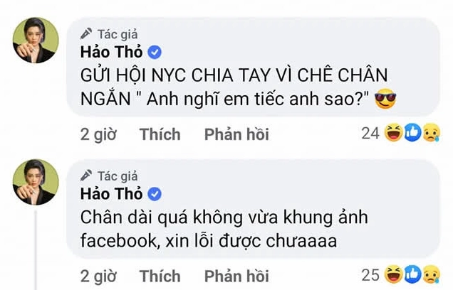 Hảo Thỏ khoe chân dài ba mét gợi cảm