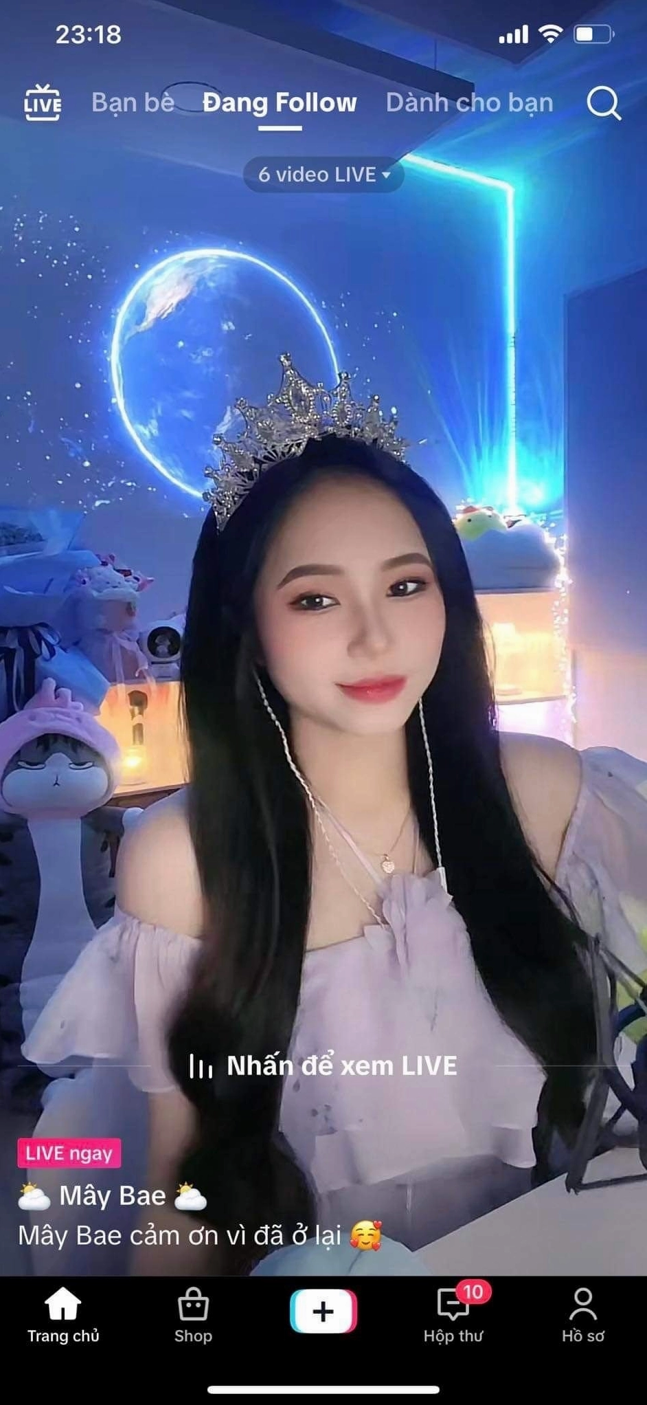 Hình ảnh đời thường Mây Bae