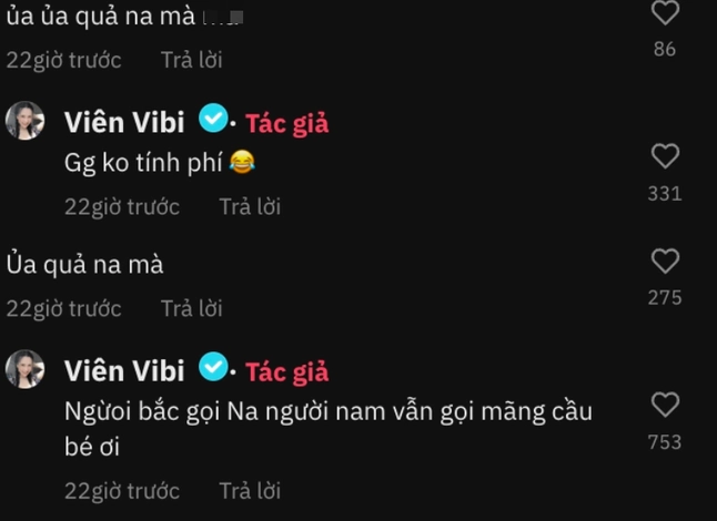 TikToker Viên Vibi trong khoảnh khắc vui nhộn