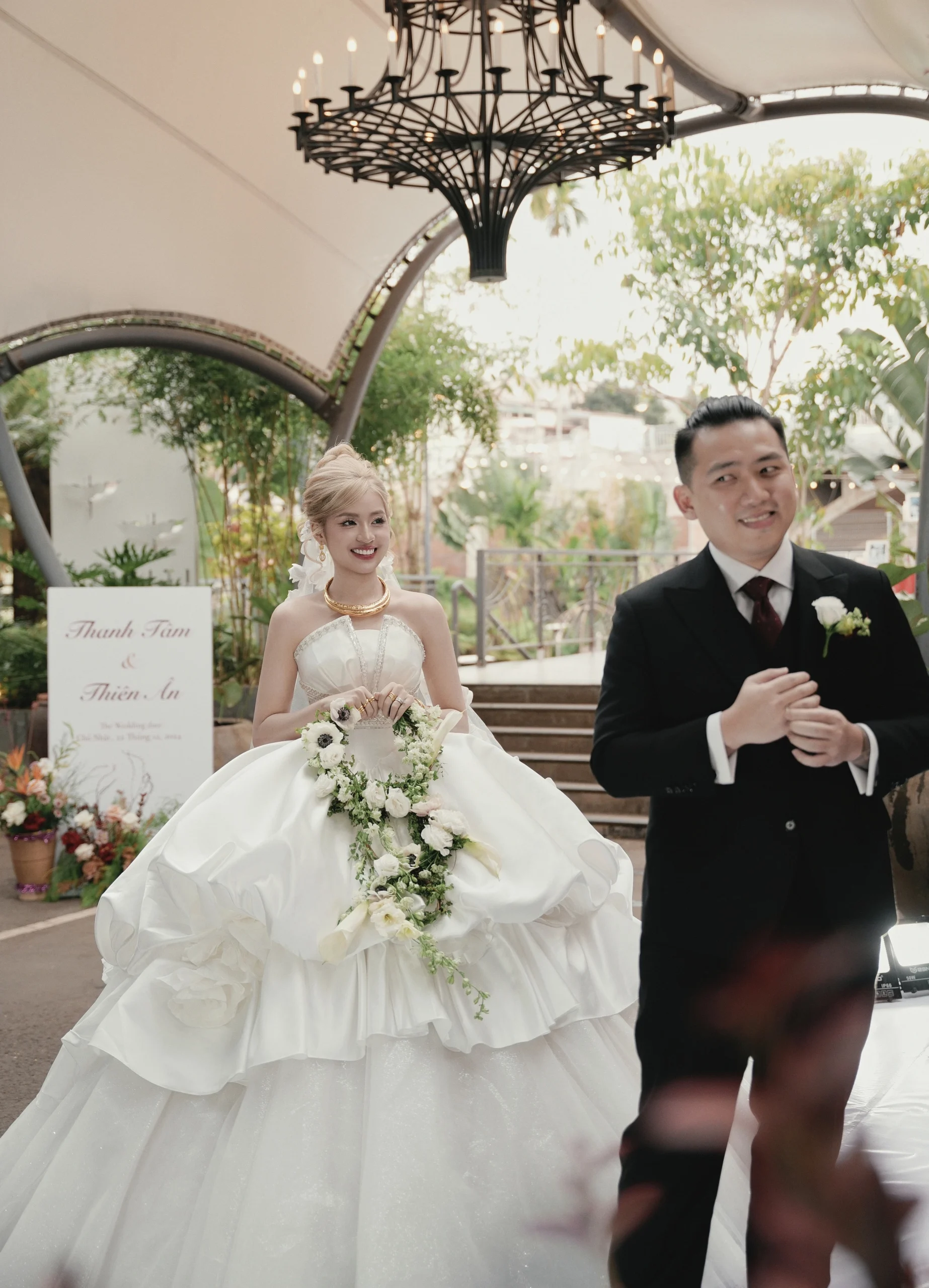 Trần Thanh Tâm hạnh phúc vu quy