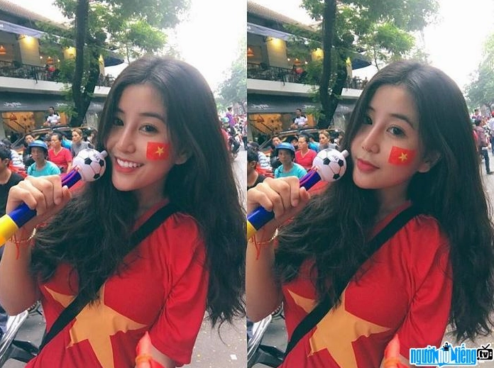Võ Ngọc Trân đón U23 Việt Nam rạng rỡ